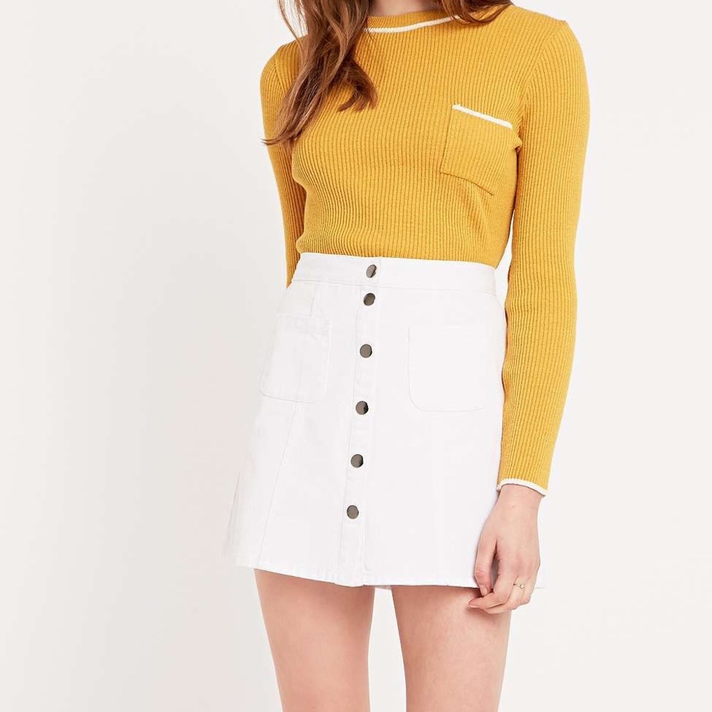 Cooperative by Urban Outfitters A-Line Denim Skirt